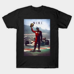 Niki Lauda- McLaren MP4 - Car Legends T-Shirt